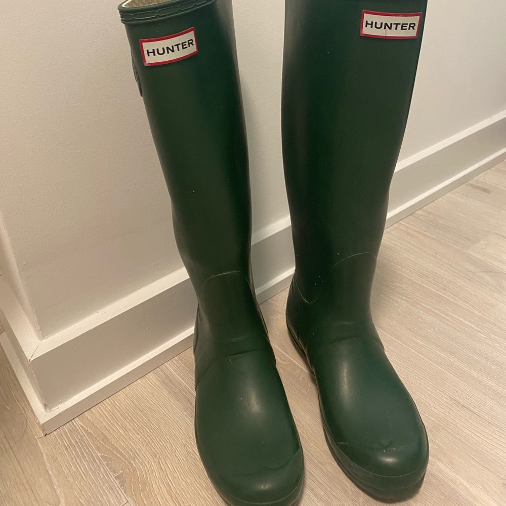 Hunter Boots Matte Green